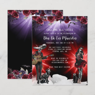 Papier Jour du budget de l'Invitation Florale Morte