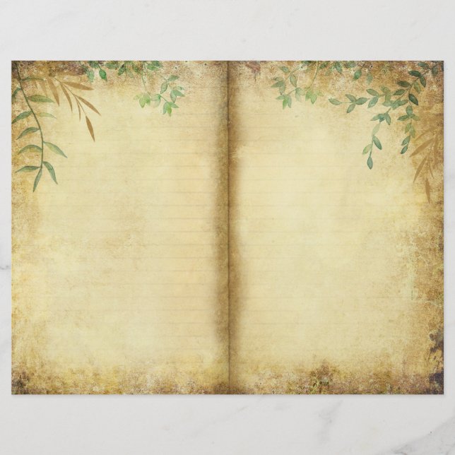 Papier Journal Nature Herbe sauvage Greenerife Livre (Devant)