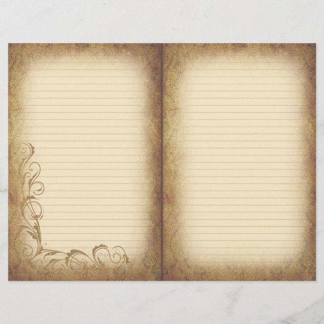 Papier journal vintage (Devant)