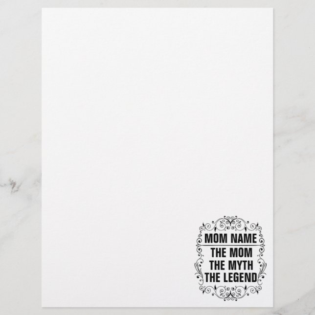 Papier Journée des mères personnalisées (Devant)