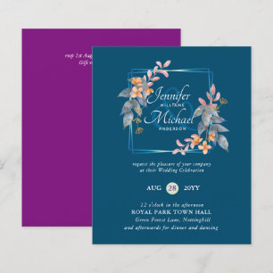 Papier Joyau Tones Mariage à thème Enregistrer Dates Budg