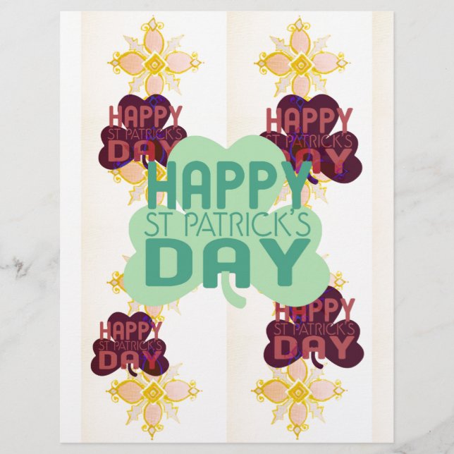 Papier Joyeuse Saint-Patrick (Devant)