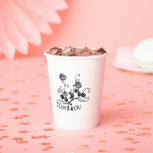 Papier Joyeuse Saint-Valentin 2022 Mugs Gobelets en papie