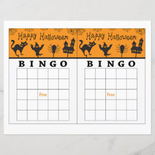 Papier Joyeux Bingo Halloween