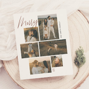 Papier Joyeux Galerie Wall 6 Photo Budget de Noël