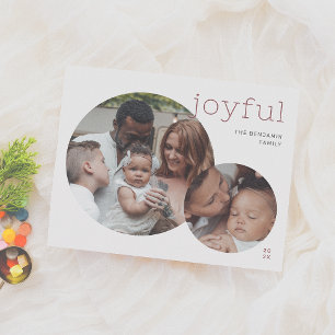 Papier Joyeux Moderne 2 Photo Noël
