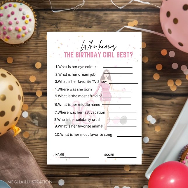 Papier Joyeux sweet sixteen, 16ème anniversaire, jeux de  (Créateur téléchargé)