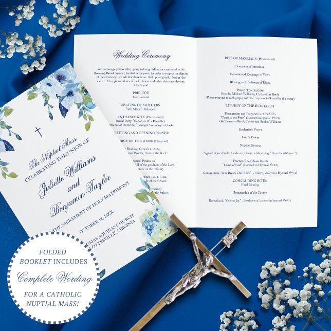 Papier Juliette Catholique Mariage Cérémonie de Messe Pro (Créateur téléchargé)