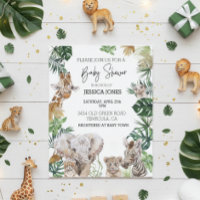 Jungle Safari Bébé Africain Animaux Budget Tropica