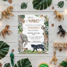 Papier Jungle Safari Wild Un Anniversaire Black Panther