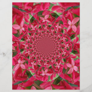 Papier Kaleidoscope de Crimson : Blood Milkweed Flower Ar