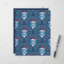 Kawaii Christmas Bear Mandala Deco Scale Scrapbook