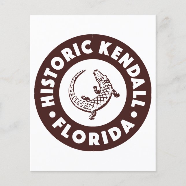 Papier Kendall Florida Circle - Brown Kendall Florida Cir (Devant)
