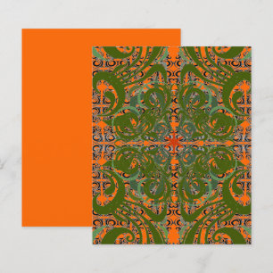 Papier Khokhloma Exotique motif
