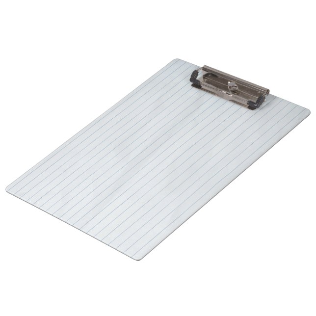 Papier Klemmbrett (Schrägansicht)