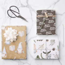 Papier Kraft | Gnome | Noël