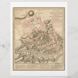 Papier La bataille de Brandywine de la guerre révolutionn