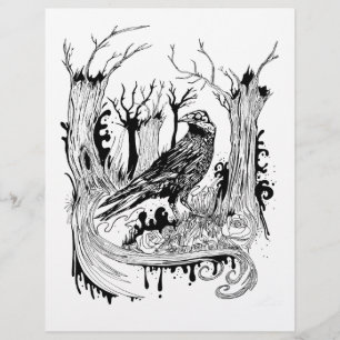 Papier La Corneille noire