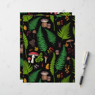 Papier La faune et la flore des bois