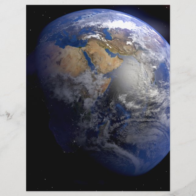 Papier La Terre Bleue De L'Espace Inspiration (Devant)