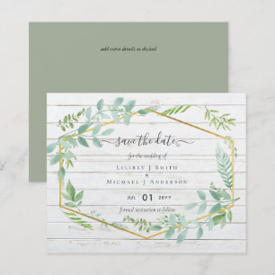 Papier La verdure rustique sur le bois d'oeuvre Mariage d