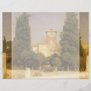 Papier La Villa Malte, Rome par Lord Frederic Leighton