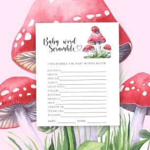 Papier Ladybird - Baby Word Scramble Jeu