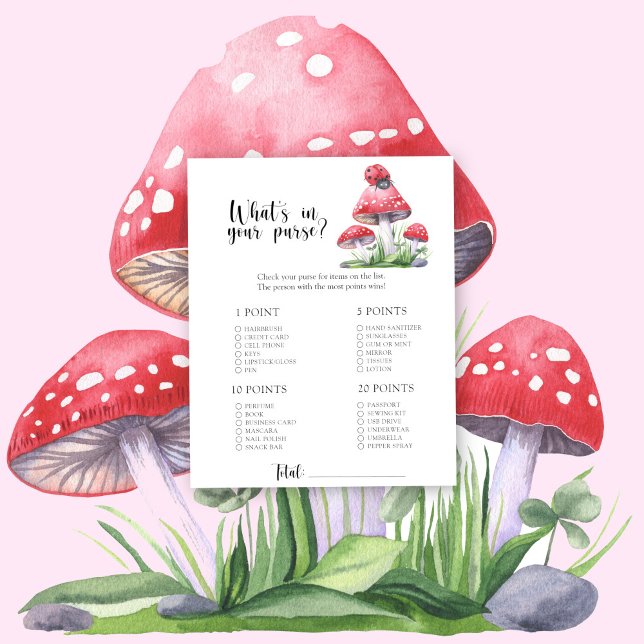 Papier ladybug - Whats dans votre jeu de baby shower à sa (Créateur téléchargé)