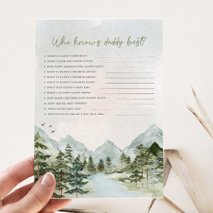 Papier Laisser l'aventure commencer Baby shower Qui conna