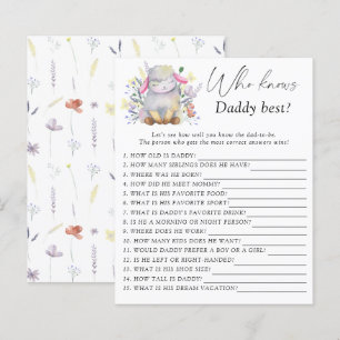 Papier Lamb - Qui connaît papa meilleur jeu