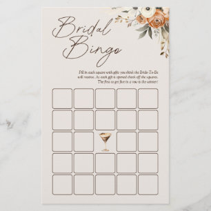 Papier L'amour brasse Espresso Martini jeu de bingo nupti