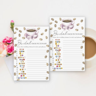 Papier L'amour brasse la douche nuptiale émoticônes