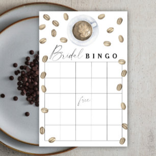 Papier L'amour brasse la douche nuptiale jeu de bingo
