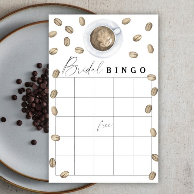 Papier L'amour brasse la douche nuptiale jeu de bingo (Créateur téléchargé)