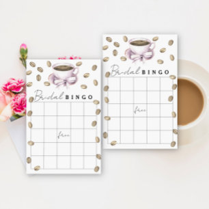 Papier L'amour brasse la douche nuptiale jeu de bingo