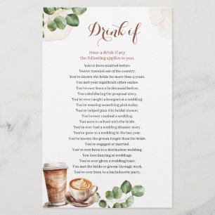 Papier L'amour du café est de brasser un verre si jeu de 