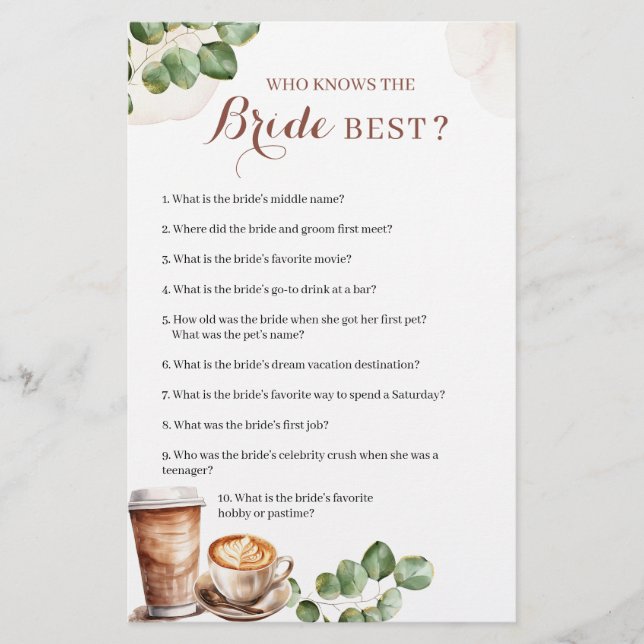 Papier L'Amour Du Café Est En Train De Brûler Qui Connaît (Devant)