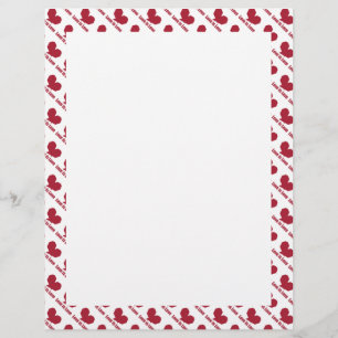 Papier L'amour est amour coeur rouge