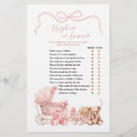 Landauporteur de bébé Coquette rose Plus élevé ou
