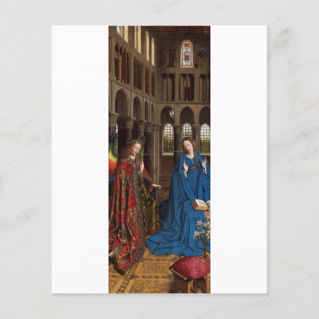 Papier L'Annonciation de Van Eyck Premium Lumière Cathédr (Devant)