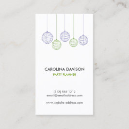 PAPIER LANTERNS Business Card Visitenkarte