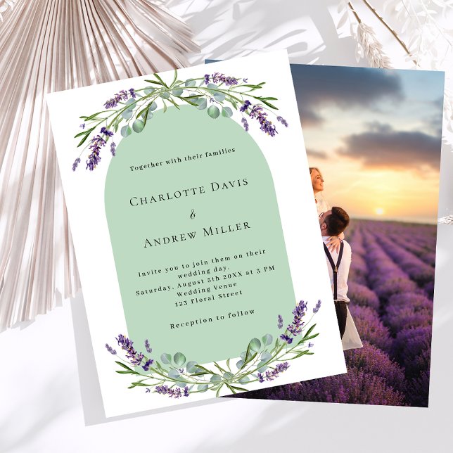 Papier Lavender arche photo sauge budget mariage (Créateur téléchargé)