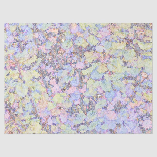 PAPIER/LAVENDER, PINK, BLAU, GRÜN, GELB SEIDENPAPIER (Vorderseite)
