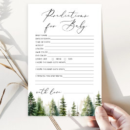 Papier L'aventure attend les prédictions forestières pour