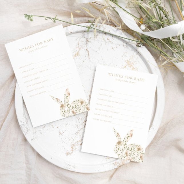 Papier Le Baby shower de printemps de Somebunny veut pour (Créateur téléchargé)