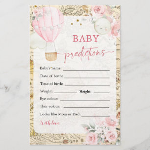 Papier Le ballon d'air n'est-elle pas des prédictions enn