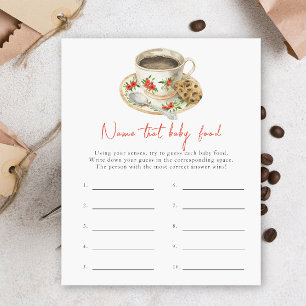 Papier Le bébé brasse du café - Nom que l'alimentation po