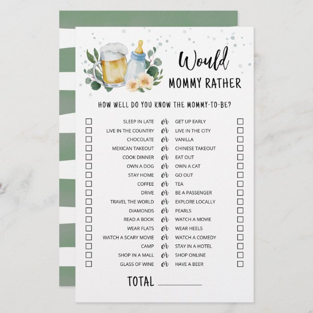 Papier Le Bébé Est En Train De Brûler Ferait Maman Plutôt (Devant / Derrière)