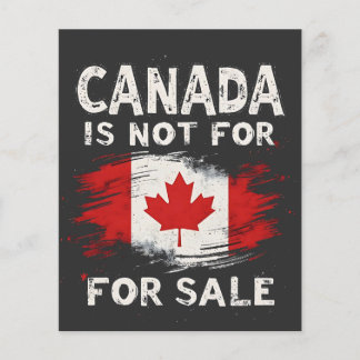 Papier Le Canada n'est pas à vendre Trump Président