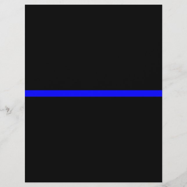 Papier Le Décor Symbolique De Ligne Bleue Mince (Devant)